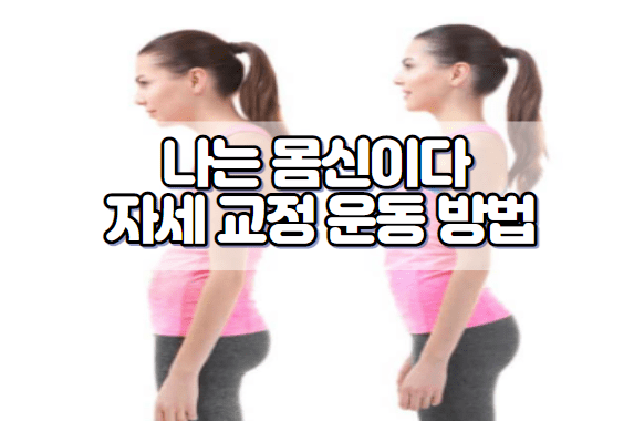 나는 몸신이다 자세 교정 운동 방법