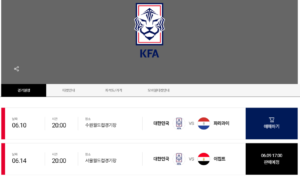 play kfa 티켓 예매 방법 4가지