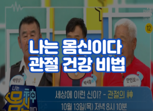 나는 몸신이다 관절의 신