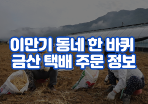 이만기 동네 한 바퀴 금산