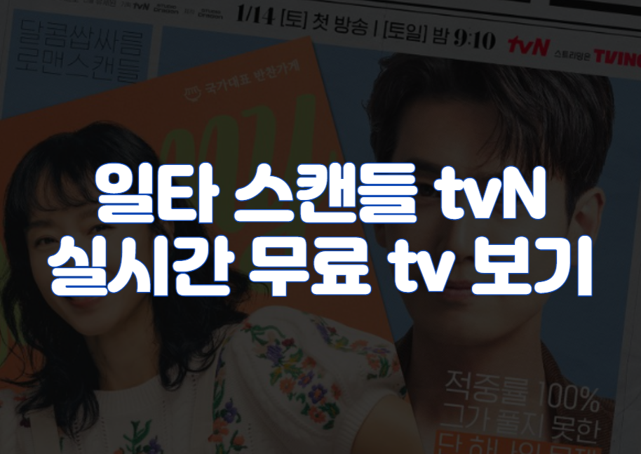 일타 스캔들 tvN 실시간 무료 tv 보기