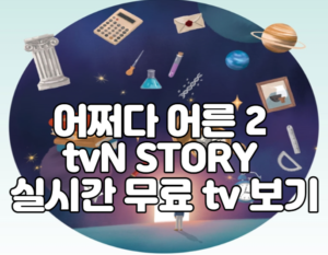 어쩌다 어른 2 tvN STORY 실시간 무료 tv 보기