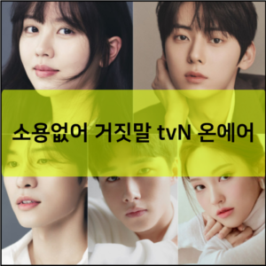 소용없어 거짓말 tvN 온에어