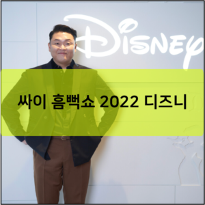 싸이 흠뻑쇼 2022 디즈니