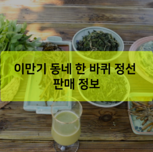 이만기 동네 한 바퀴 정선