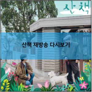 산책 재방송 다시보기